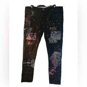 Embellish Men's Straight Jeans - Green